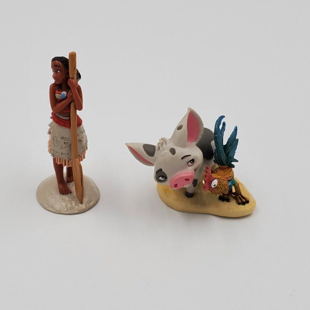 Disney Mona Figures Lot Of 2 Cake Topper Deco Pack